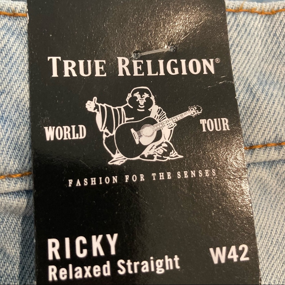 True Religion Ricky Light Jeans New $159 42/34.5 - Picture 11 of 11